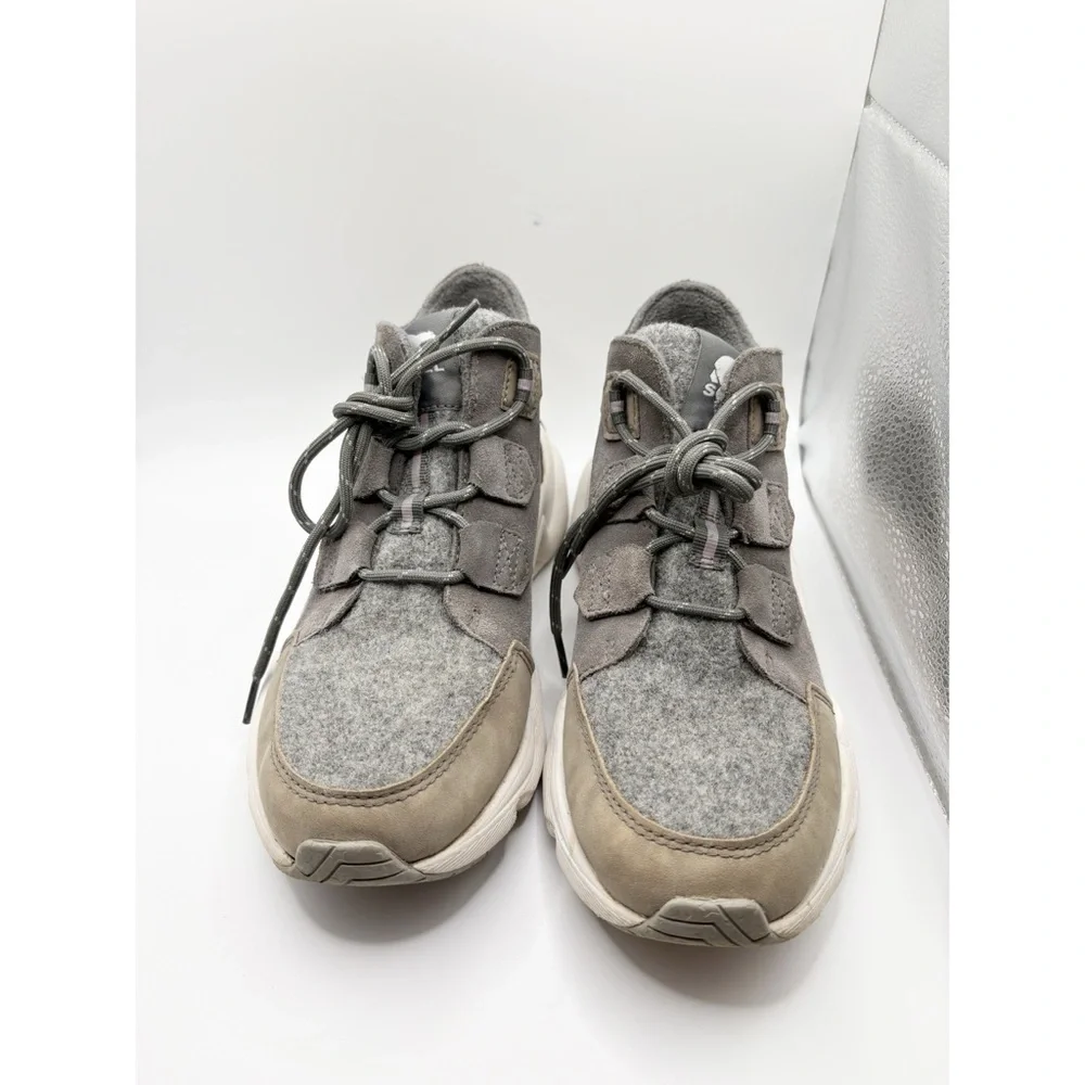 Sorel Womens Kinetic RNEGD Waterproof Sneakers Gray‎
